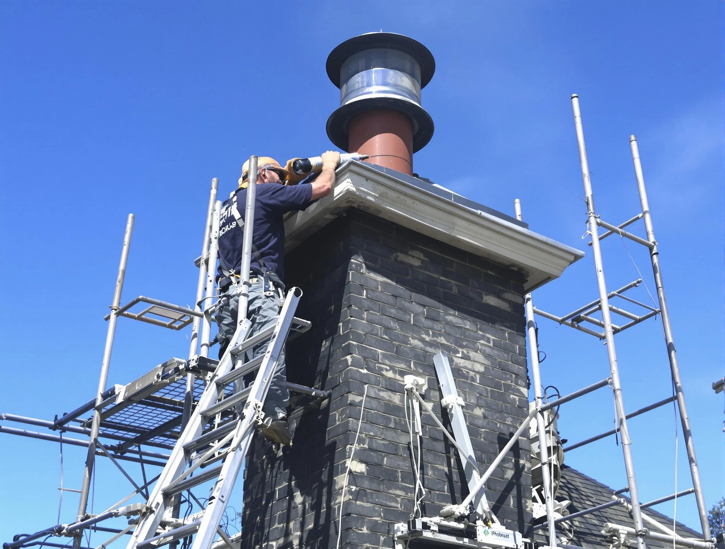 Sturdy chimney crown finished by Draper Chimney Sweep in Draper, UT