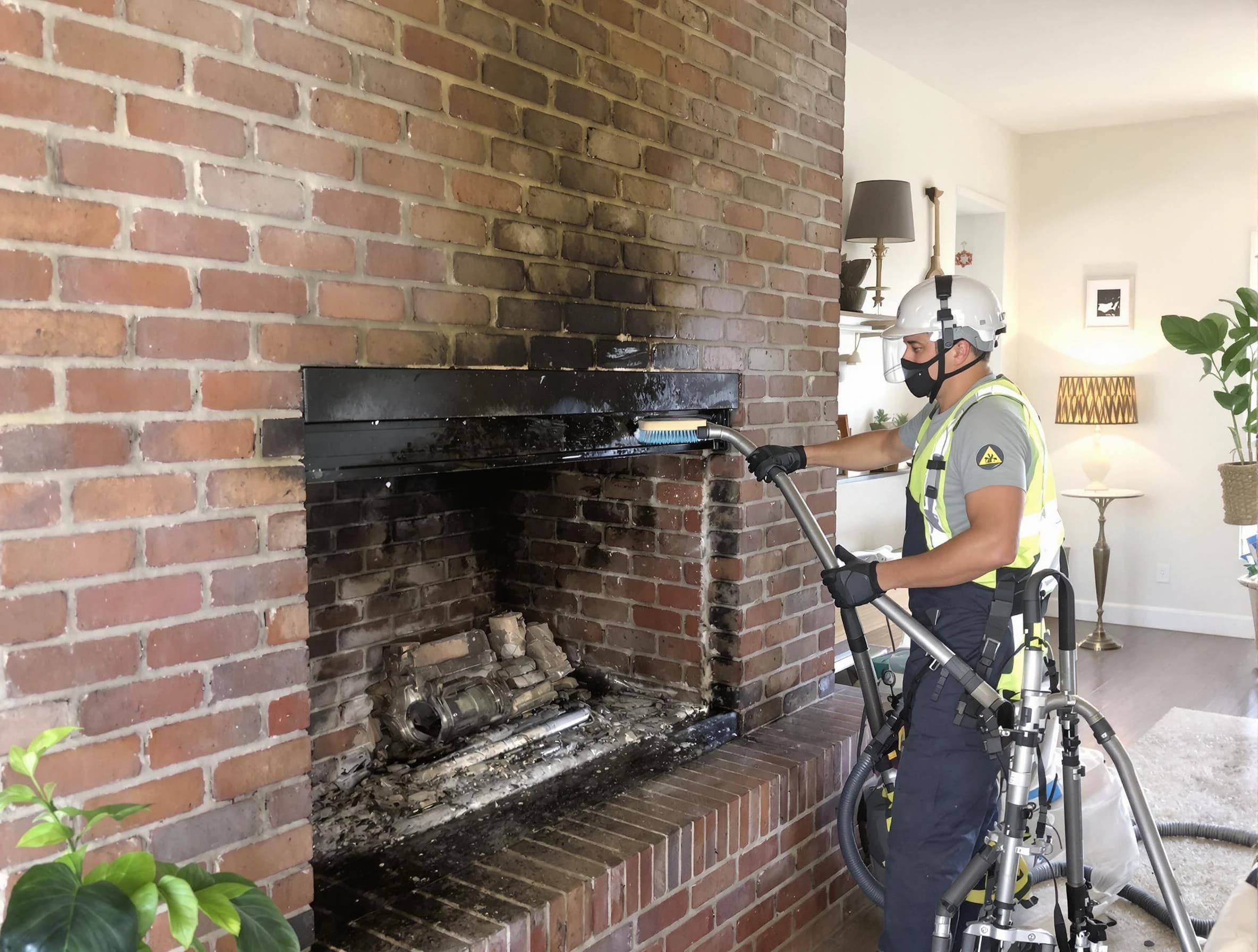 Draper Chimney Sweep providing fireplace cleaning services in Draper, UT