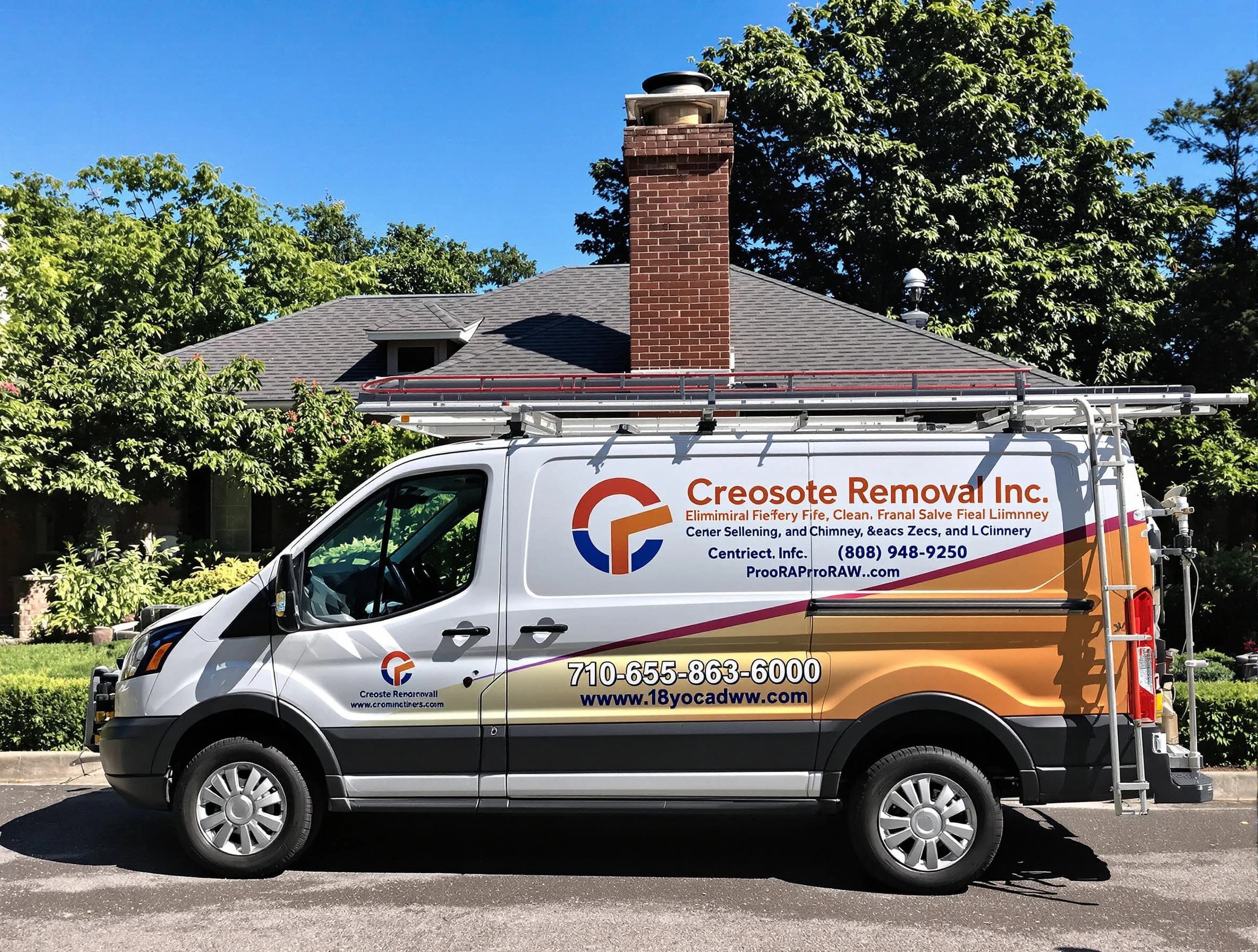 Draper Chimney Sweep technician removing creosote safely in Draper, UT