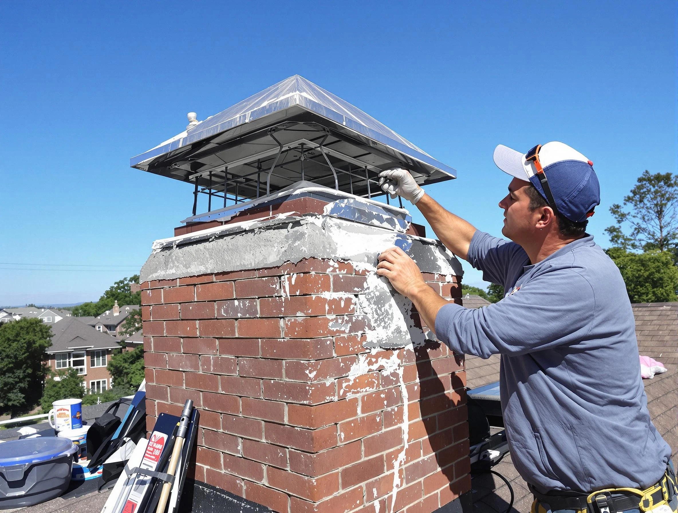 Chimney Crown Services in Draper