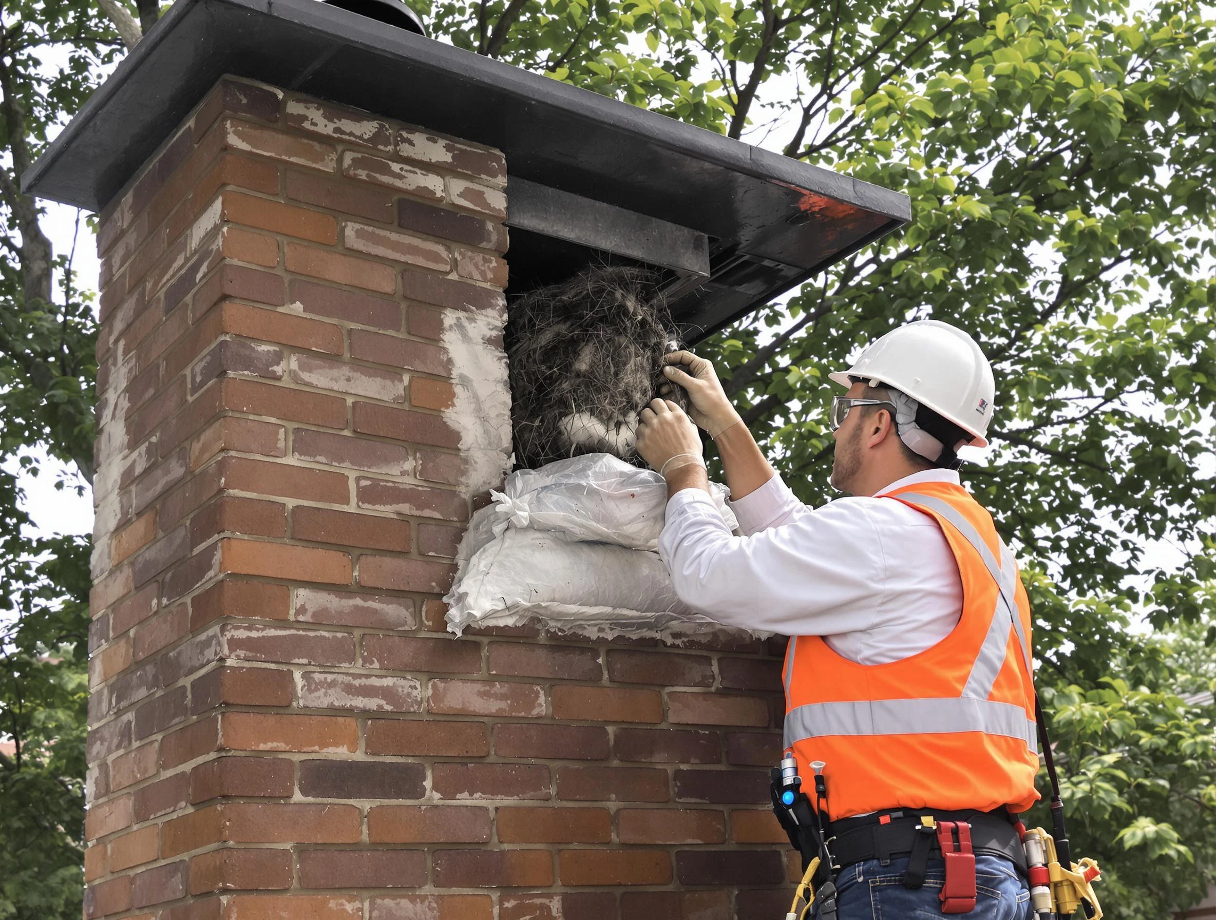 Humane removal of debris and animals by Draper Chimney Sweep in Draper, UT