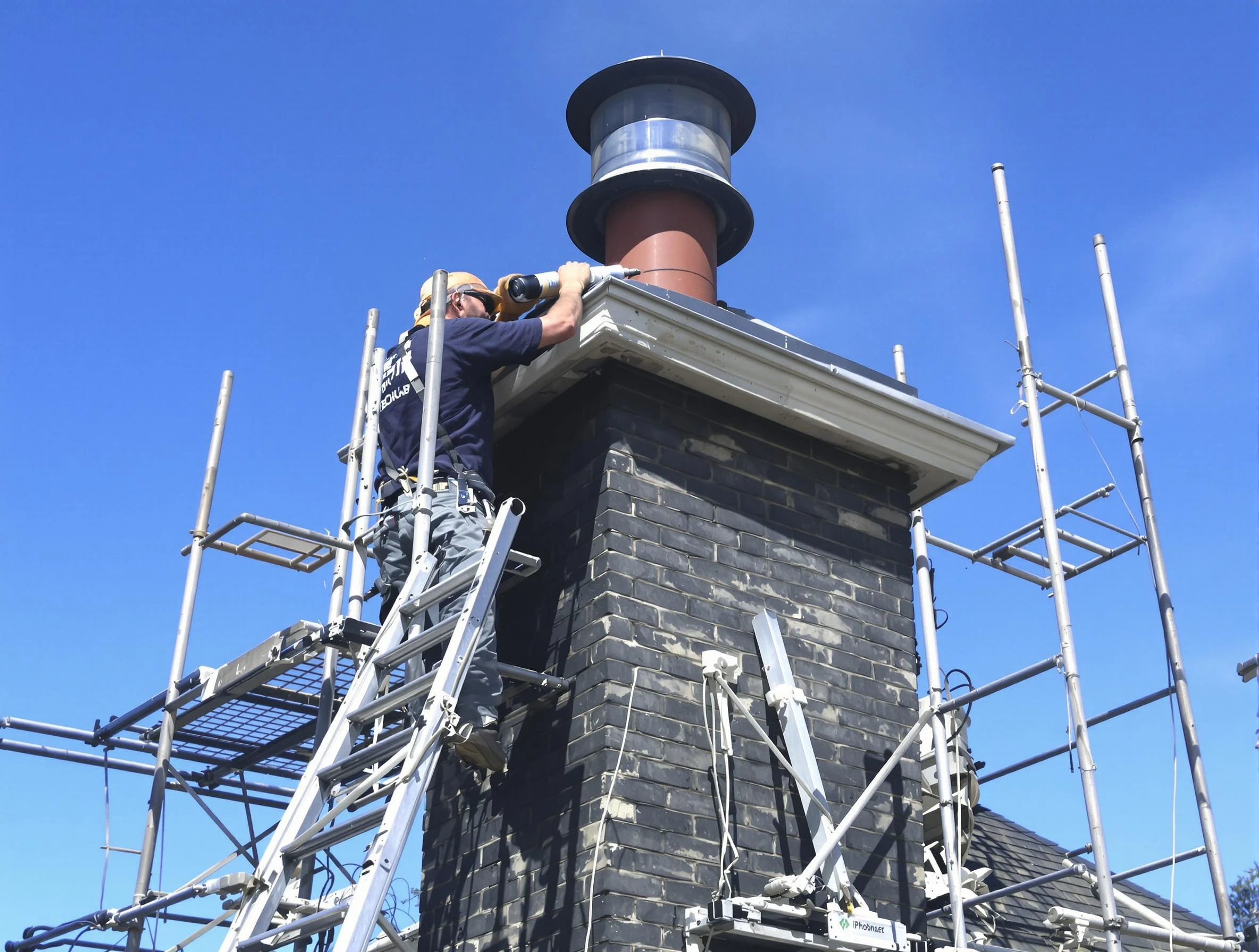 Sturdy chimney crown finished by Draper Chimney Sweep in Draper, UT