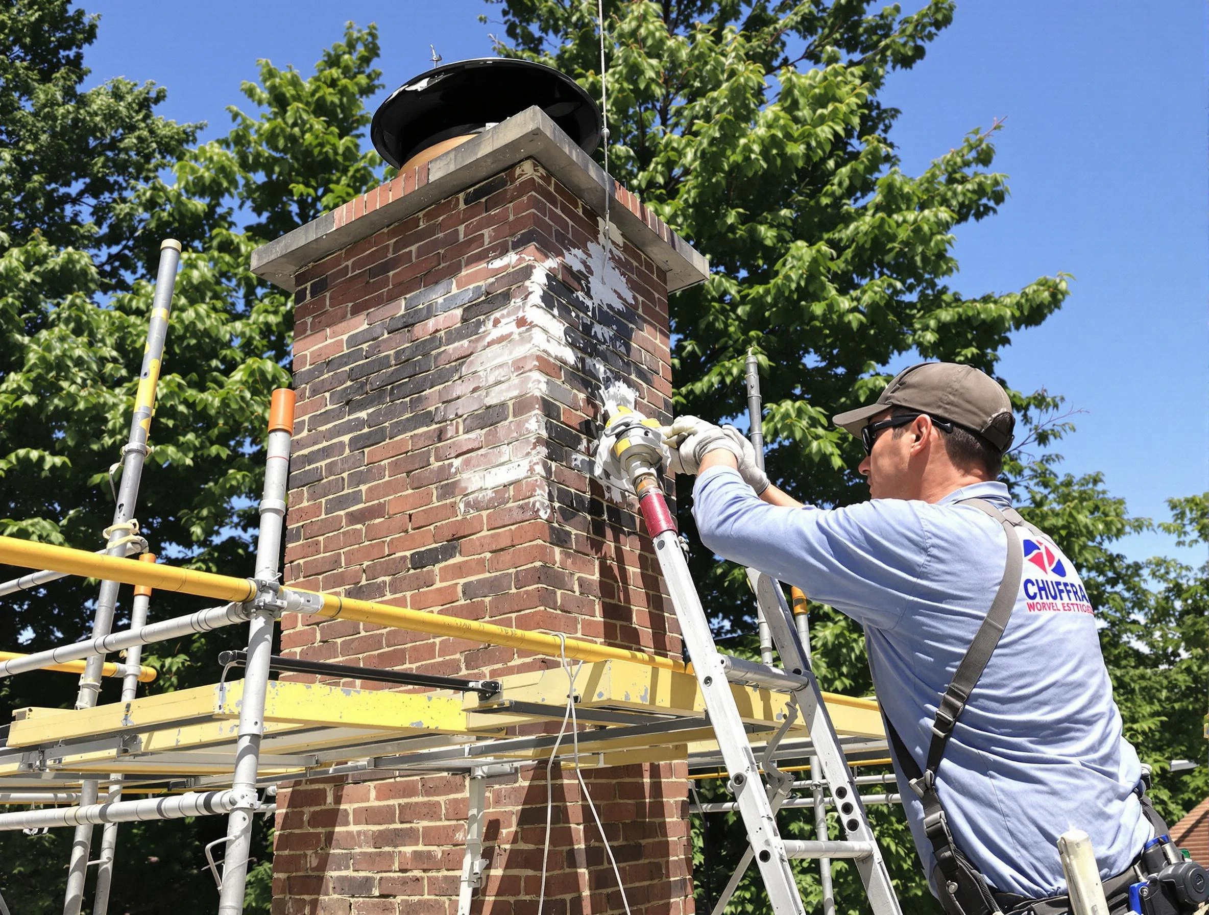 Structural chimney repair by Draper Chimney Sweep in Draper, UT